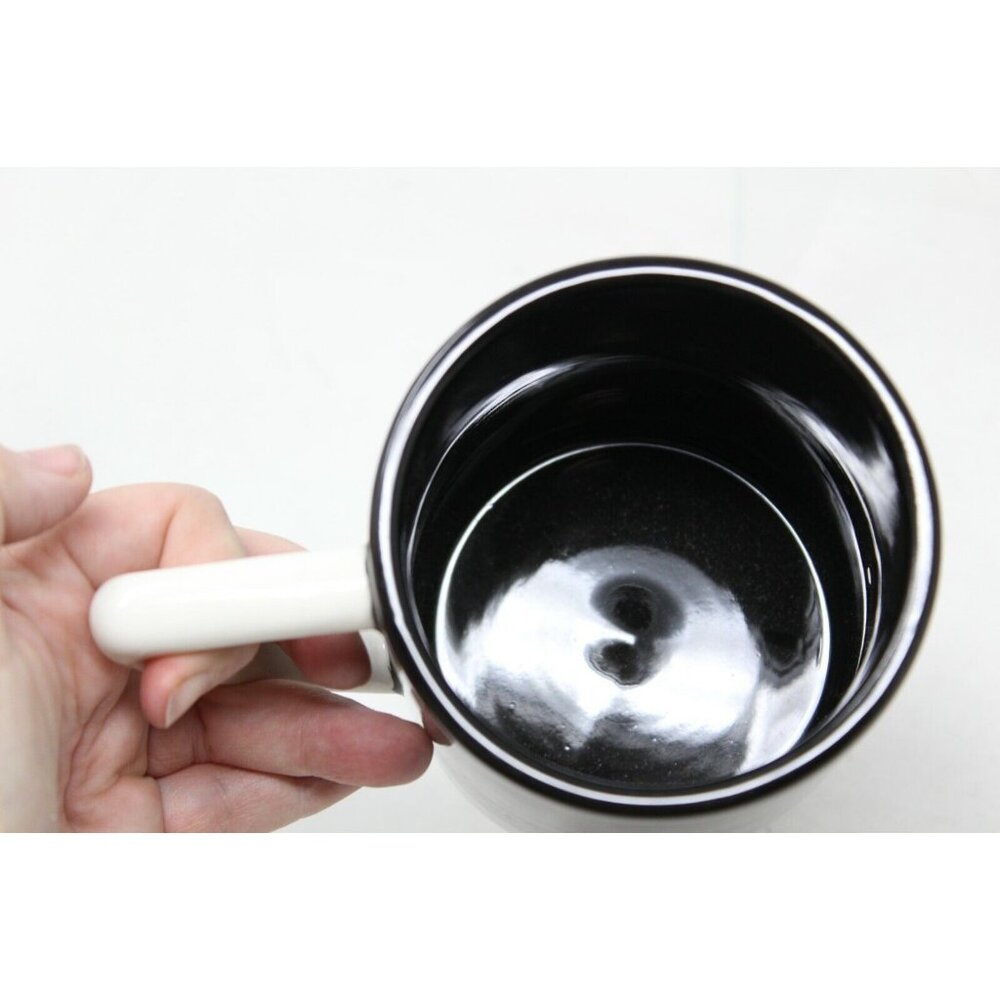 MAGENTA Black XOXO Tic Tac Toe Mug Coffee Cup & Tray Rae Valentine Love NEW S2 - Picture 7 of 9